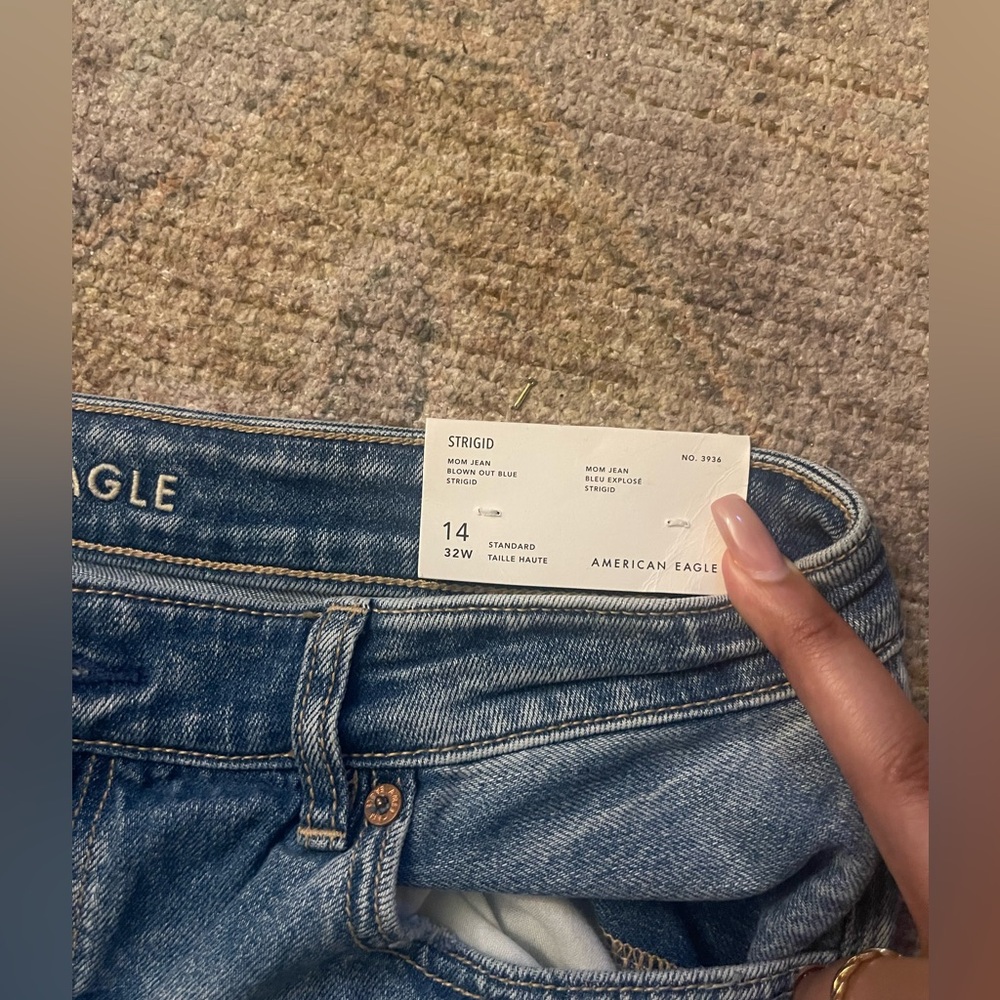 American eagle jeans blue/black denim size 14/32W